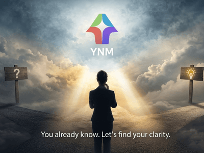 Person standing at a crossroads beneath dramatic clouds, symbolizing clarity, career decisions, and guided transformation.