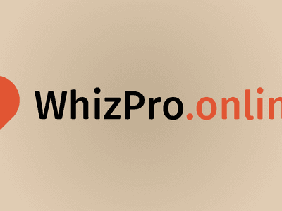 WhizPro.online logo with orange speech bubble icon and black text on beige background.