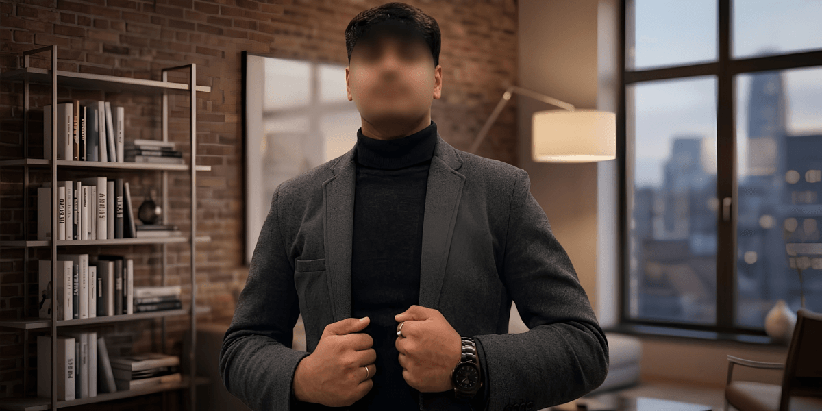 Young entrepreneur Akhand Prakash Saxena leading PerfectlyHost, showcasing affordable, fast, secure web hosting services with customer-focused innovation and business vision.